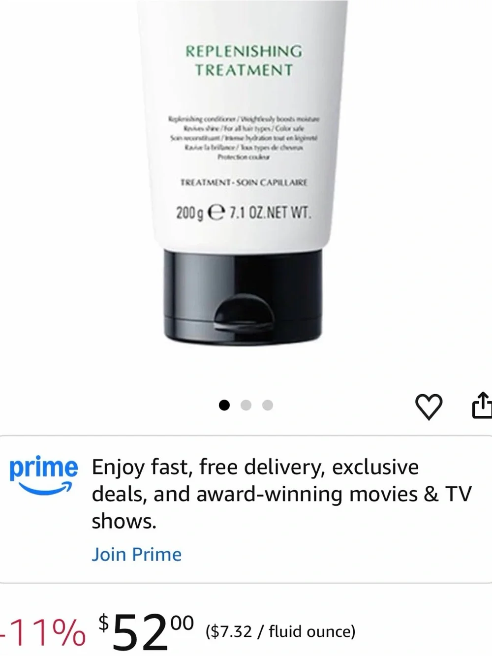 Milbon Replenishing Conditioner treatment